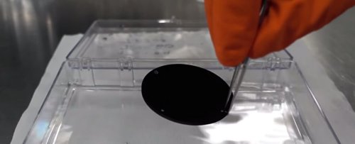 WATCH: The Blackest Material on Earth Can Make Dense Metal Float