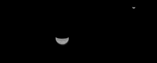 China's Tianwen-1 Captured a Haunting Photo of Earth And The Moon on Its Way to Mars