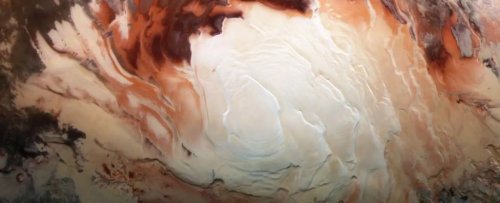 Shimmering 'Lakes' Under The South Pole of Mars Might Be Something Else Entirely