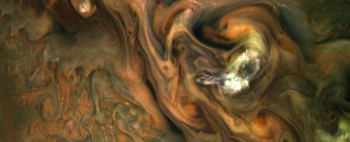 Breathtaking Image Shows Clouds on Jupiter Soaring Above Its Swirling Atmosphere