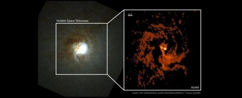 Astronomers Discover 'Missing Link' Black Hole at The Heart of a Ghostly Galaxy