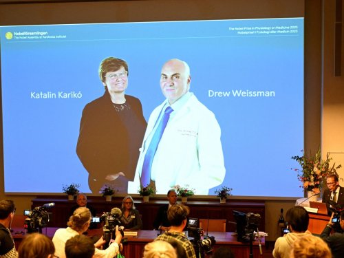 Le Nobel de médecine à Karikó et Weissman, pionniers du vaccin contre le COVID-19