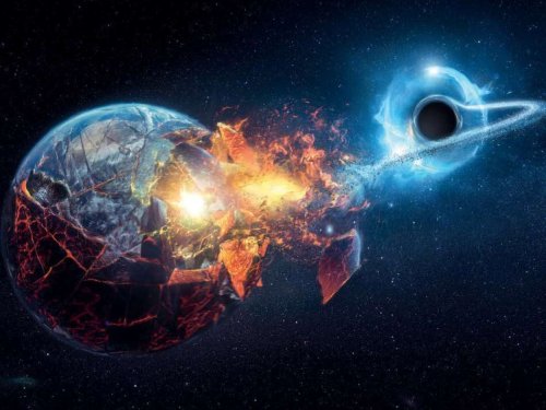 L'étonnant scénario de la traversée de la Terre par un micro-trou noir - Sciences et Avenir