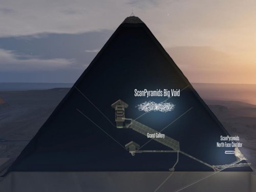 Historique ! Une cavité de 30 mètres de long découverte dans la pyramide de Kheops - Sciences et Avenir