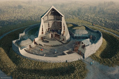Modern-day construction crew will use only ancient materials to recreate Highland broch