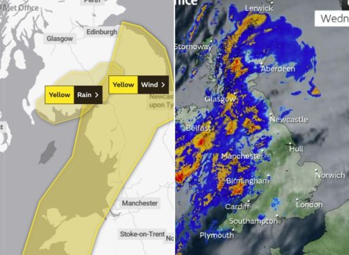 The yellow weather warning has changed, here is what the weather is going to be like today