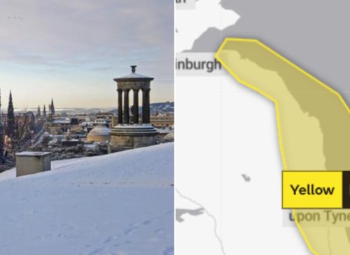 Edinburgh weather: Met Office issue a yellow weather warning as ice expected on the east coast of Scotland
