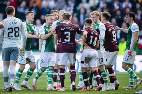 21 Brilliant Hibs V Hearts Fan And Action Photos From Edinburgh Derby ...