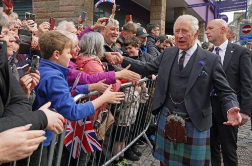 First pictures of King Charles III in Dunfermline as he arrives ahead of city status ceremony