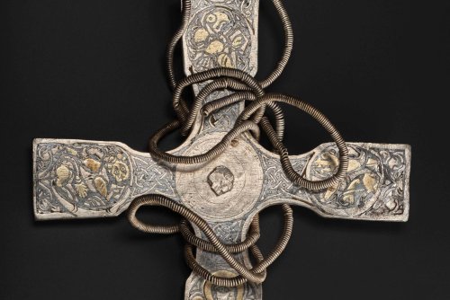 Stunning Galloway Viking Age hoard cross worn shortly before it was buried 1,100 years ago
