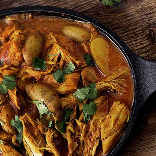 Indian Chicken Stew with Potatoes - Seasons and Suppers