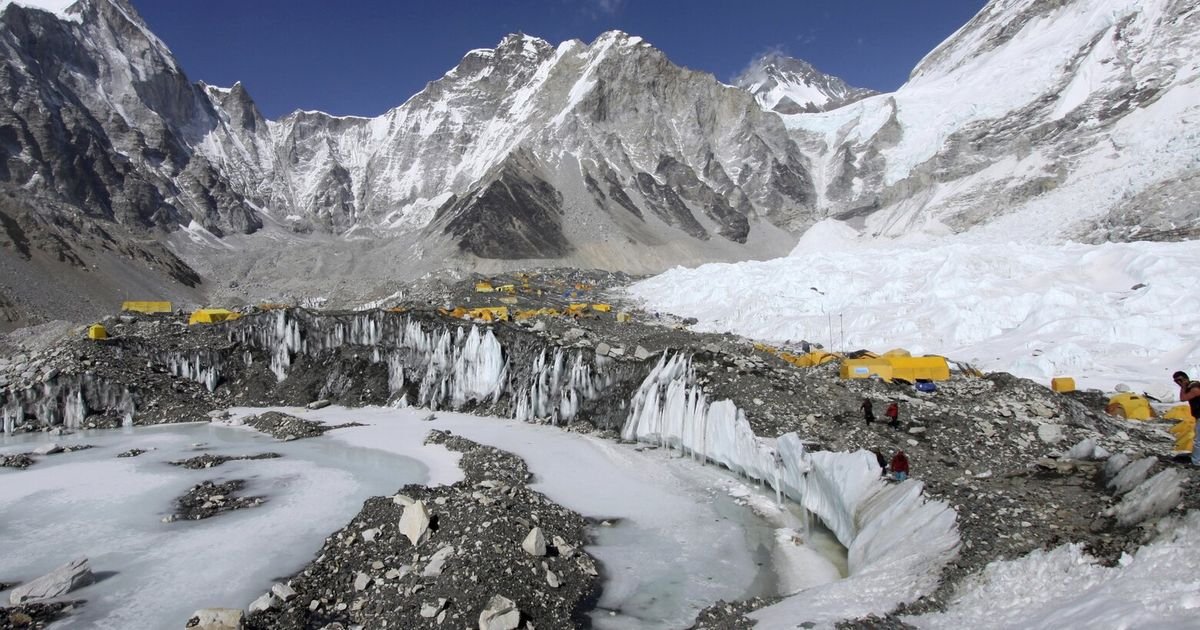 Mount Everest base camp is melting. Human urine is a contributor