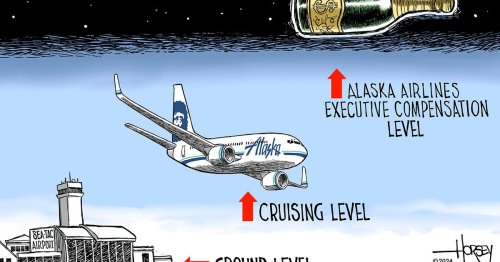 Bailed out Alaska Airlines executives are raking in big bonuses