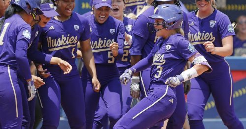 Husky Softball Team Starts Women’s College World Series Off With A ...