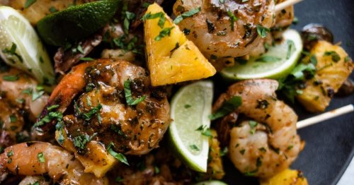 These refreshing cilantro lime shrimp skewers will be a hit at your next barbecue