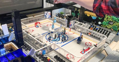 Greenwood resident re-creates Climate Pledge Arena with Lego