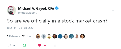 We May Be In A Crash, And Here's Why