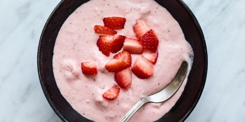 Strawberry Cheesecake Protein Pudding