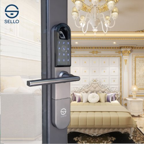 Khóa cửa nhôm Xingfa | Các mẫu khóa vân tay cửa nhôm Xingfa