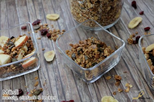 Müsli Rezept - Müsli selber machen - nussig, einfach und lecker
