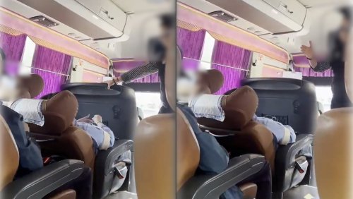 [영상] 고속버스 좌석 등받이 한껏 젖힌 민폐녀의 막말 “나이 먹으면 다 어른인가?”