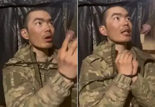 (영상) 입으로 ‘탕탕’ 묘사까지…“중국인 2명, 우크라 전쟁서 생포” [포착]
