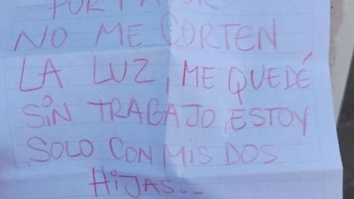 [여기는 남미] 계량기 옆 실직 아빠가 쓴 손편지...진심이 모두를 울렸다
