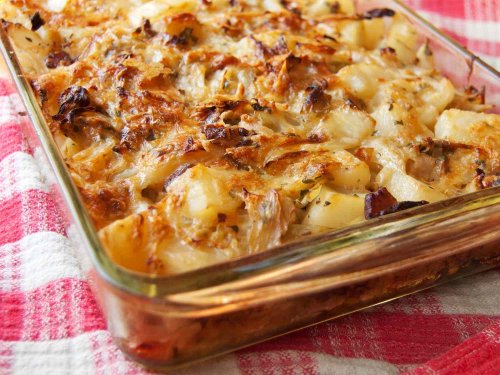 Polish Cabbage, Potato, and Bacon Casserole Recipe