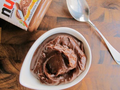 Nutella Chocolate Pudding Recipe