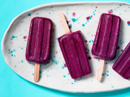 Blueberry-Yogurt Popsicles Are Sweet, Tangy, and Berry, Berry Good