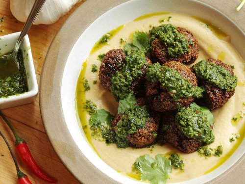 Heat Up Your Homemade Falafel With Harissa and Black Olives