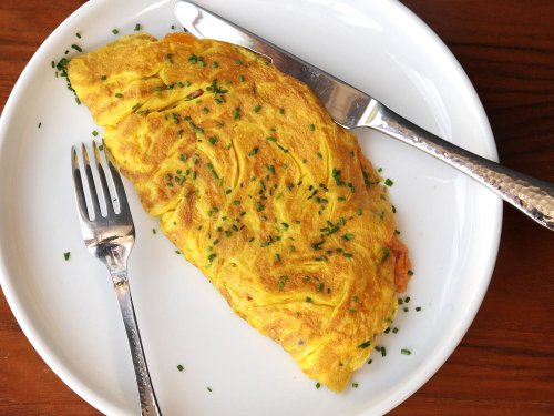 Diner-Style Ham and Cheese Omelette for Two Recipe
