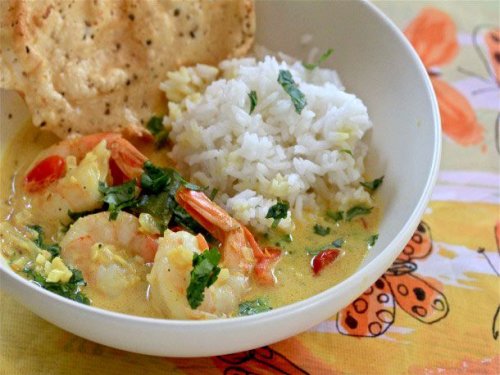 Fiery Indian Shrimp Curry Recipe