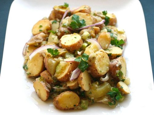 Creamy Vegan Fingerling Potato Salad Recipe