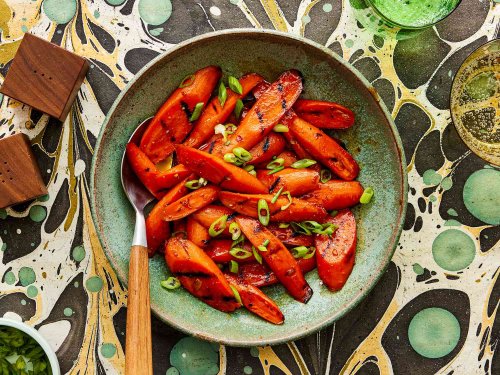Grilled or Roasted Carrots With Sweet Soy Glaze