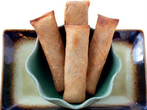 Pork and Vegetable Lumpia from 'The Adobo Road Cookbook'