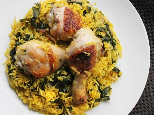 Lemon Chicken and Rice With Kale Recipe