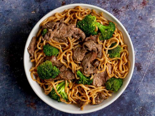 Stir-Fried Lo Mein With Beef and Broccoli Recipe