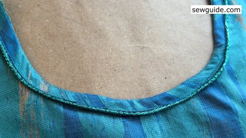 How to sew piped neckline (3 ways)