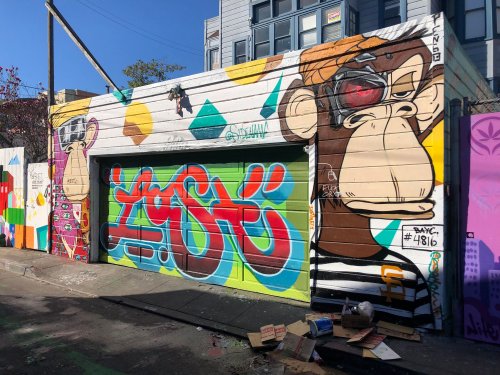 Crypto Enthusiasts Promote ‘Bored Ape’ NFTs In Mission District Murals