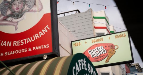 North Beach’s biggest party block just got an arcade-bar — with a taqueria