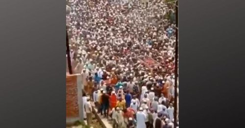 UP: Thousands attend funeral of cleric flouting Covid-19 norms, police file FIR
