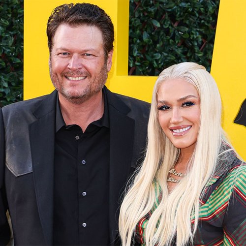 Gwen Stefani Is A Vision In A Bedazzled Denim Skirt Set As She Celebrates Blake Shelton's 30th Number 1 Country Hit: 'So Proud'