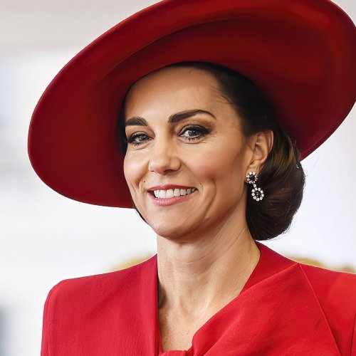 Fans Are Still Thinking About Kate Middleton's Elegant Red Dress From The South Korean State Visit: 'The Cape Is Amazing!'