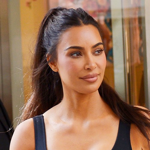 Online Users React To Kim Kardashian Showing Up In A Strapless Corset Top And Jeans For Son Saint's Basketball Game—'Embarrassing'