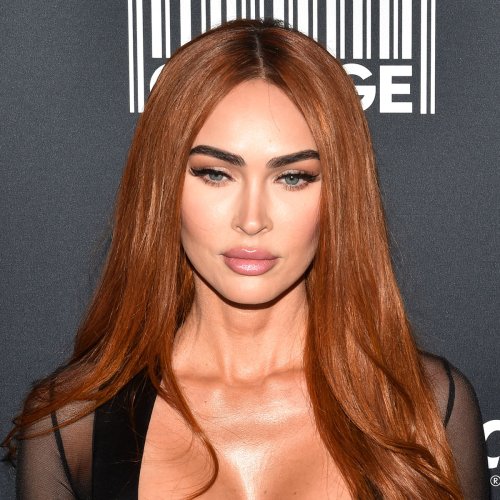Megan Fox Dared To Bare In A Plunging Netted Dress And Wet Hair At The 'Sports Illustrated' Release Party