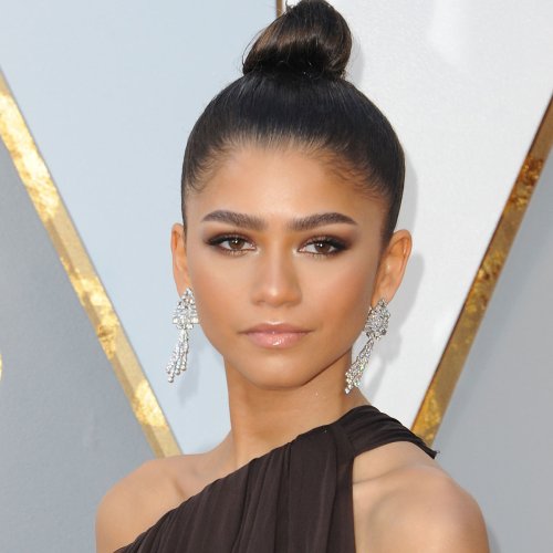 Zendaya Shimmers In A Sheer, Sparkling Valentino Suit For The Bulgari ...