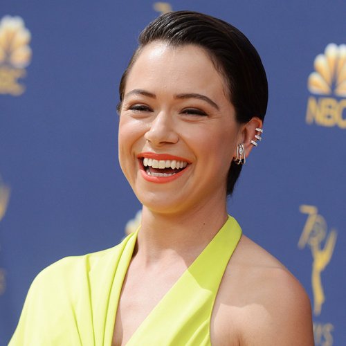 Wait 'Till You See The Leather Bandeau Top Tatiana Maslany Wore Beside