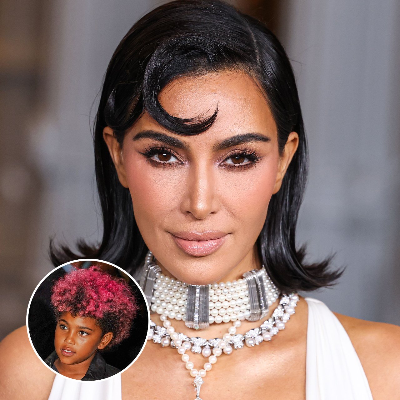 Kim Kardashian's 10-Year-Old Son Saint West Debuts Neon Blue Hair Color In New Instagram Post