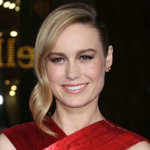 Brie Larson 'Looks Like A Princess' In A Low-Cut Sparkly White Armani